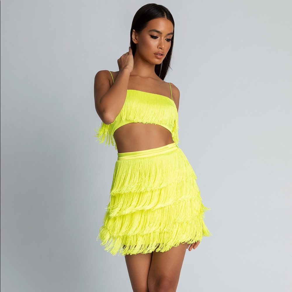 Meshki Neon green set